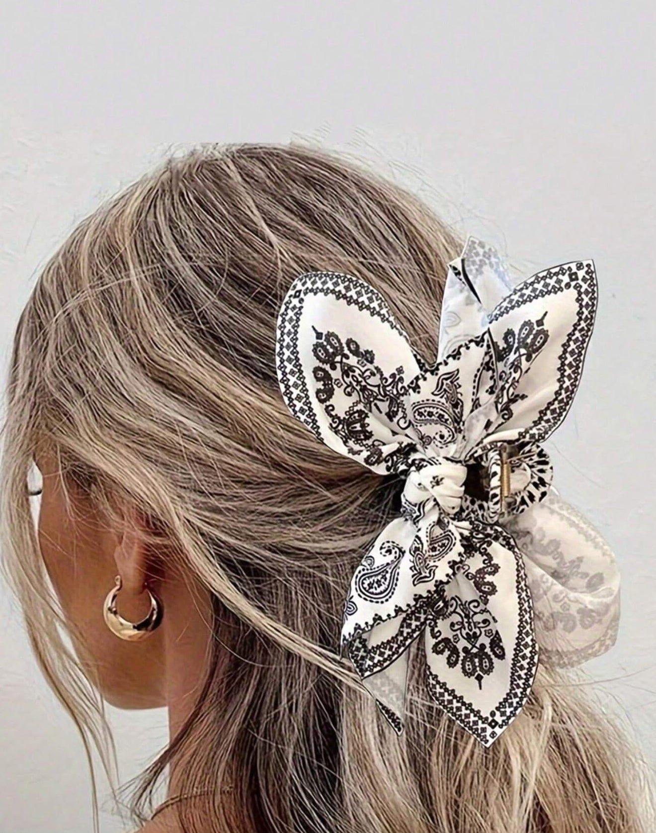 Bandana Hair Claw Clip