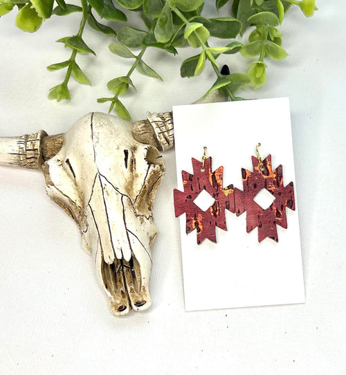 Aztec earrings